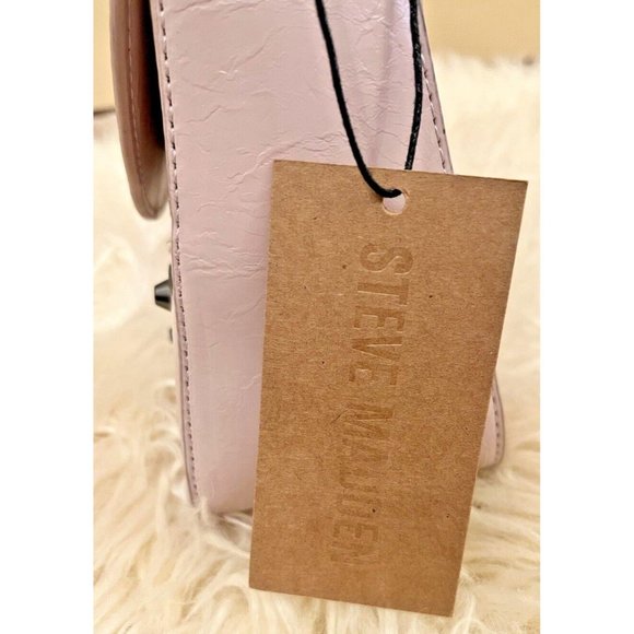 STEVE MADDEN BMARGY STUD MEDIUM SHOULDER HAND BAG PINK TIK TOK VIRAL TRENDING - Picture 8 of 8